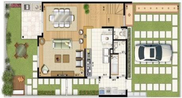 planos de casas de dos pisos americanas