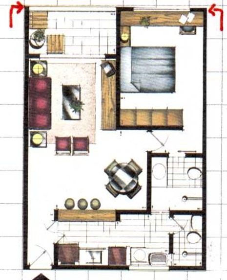 planos de casas pequenas de 4 metros de frente