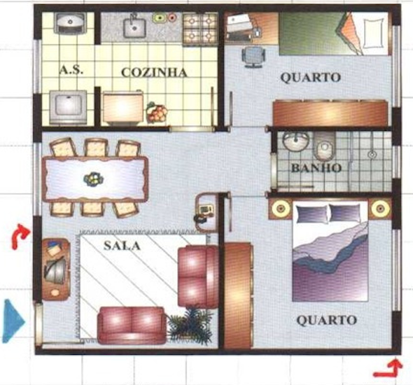 Projetos de casas simples