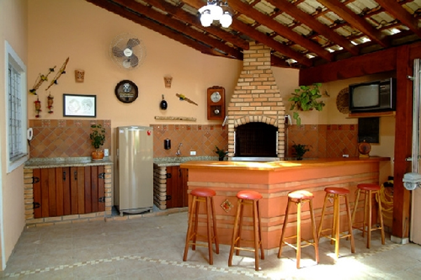 Ãrea de churrasqueira perfeitas para sua casa Modelos de mesas para casa