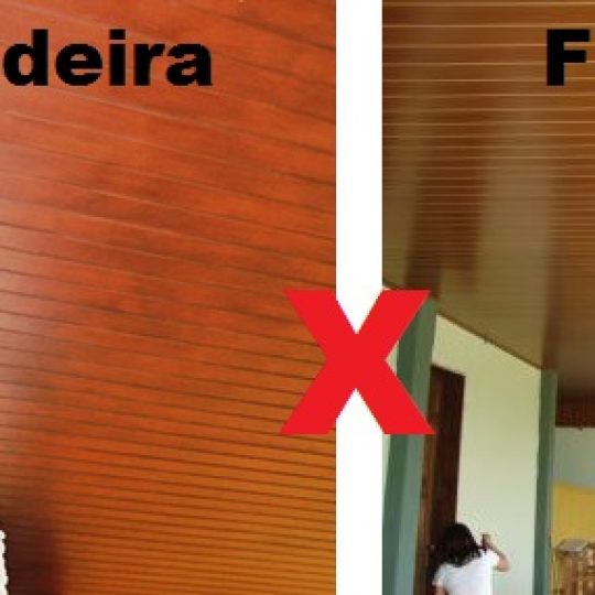 Forro de Madeira ou PVC