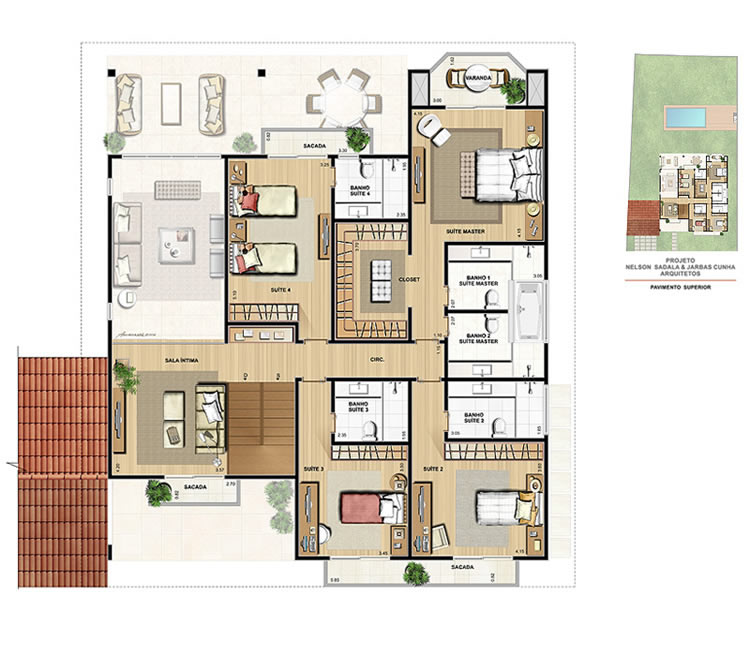 Planta de Casa para sítio 5