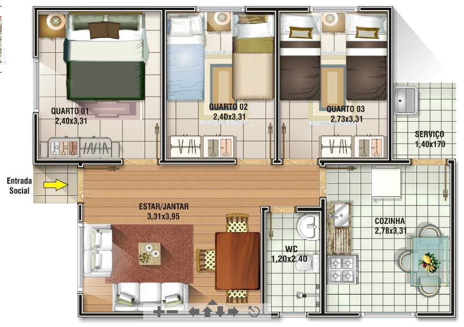 9 Projetos De Casas Pequenas Planta Baixa