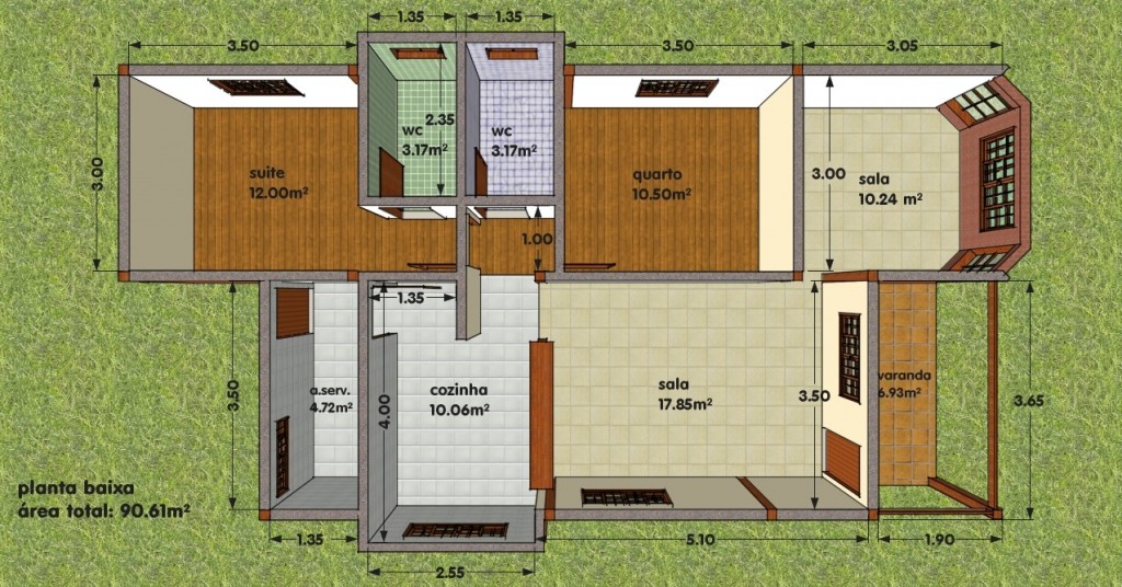 Modelos de Projetos de Casas