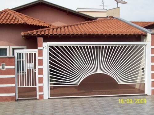 portão de alumínio