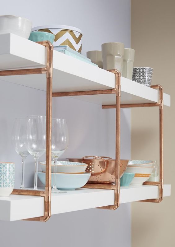 Como usar canos na decoração da cozinha