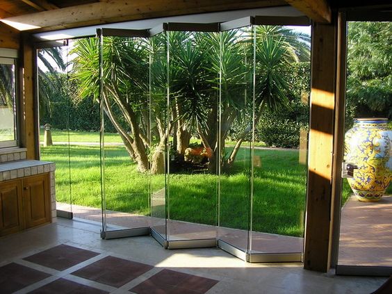 portas de vidro