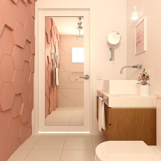 decoração com espelhos nas portas