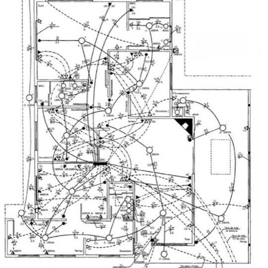 projetos prontos para rede elétrica de uma casa