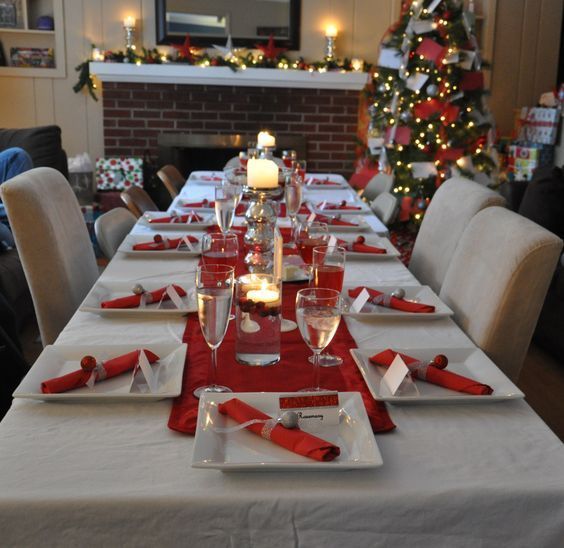 decoração de natal para mesa 