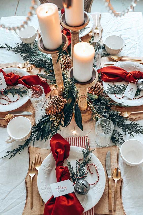 decoração de natal para mesa 