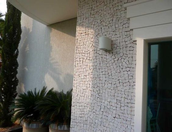 Pedras decorativas fachada