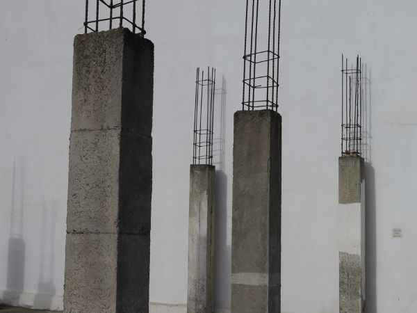 tipos de pilares de concreto