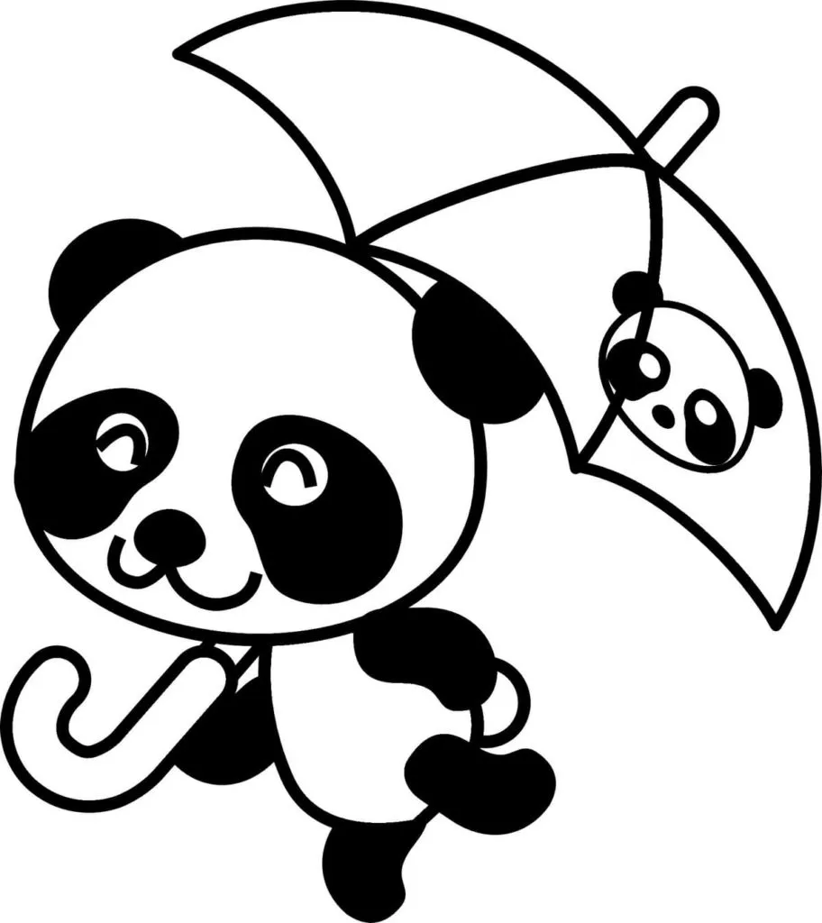 Como desenhar uma imagem de panda fácil passo a passo, desenhos